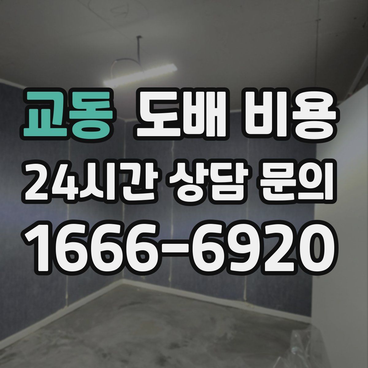 교동 도배 비용