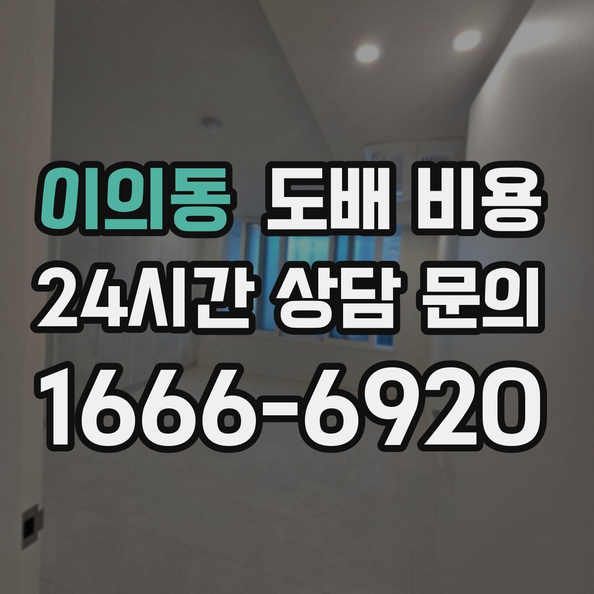 이의동 도배 비용