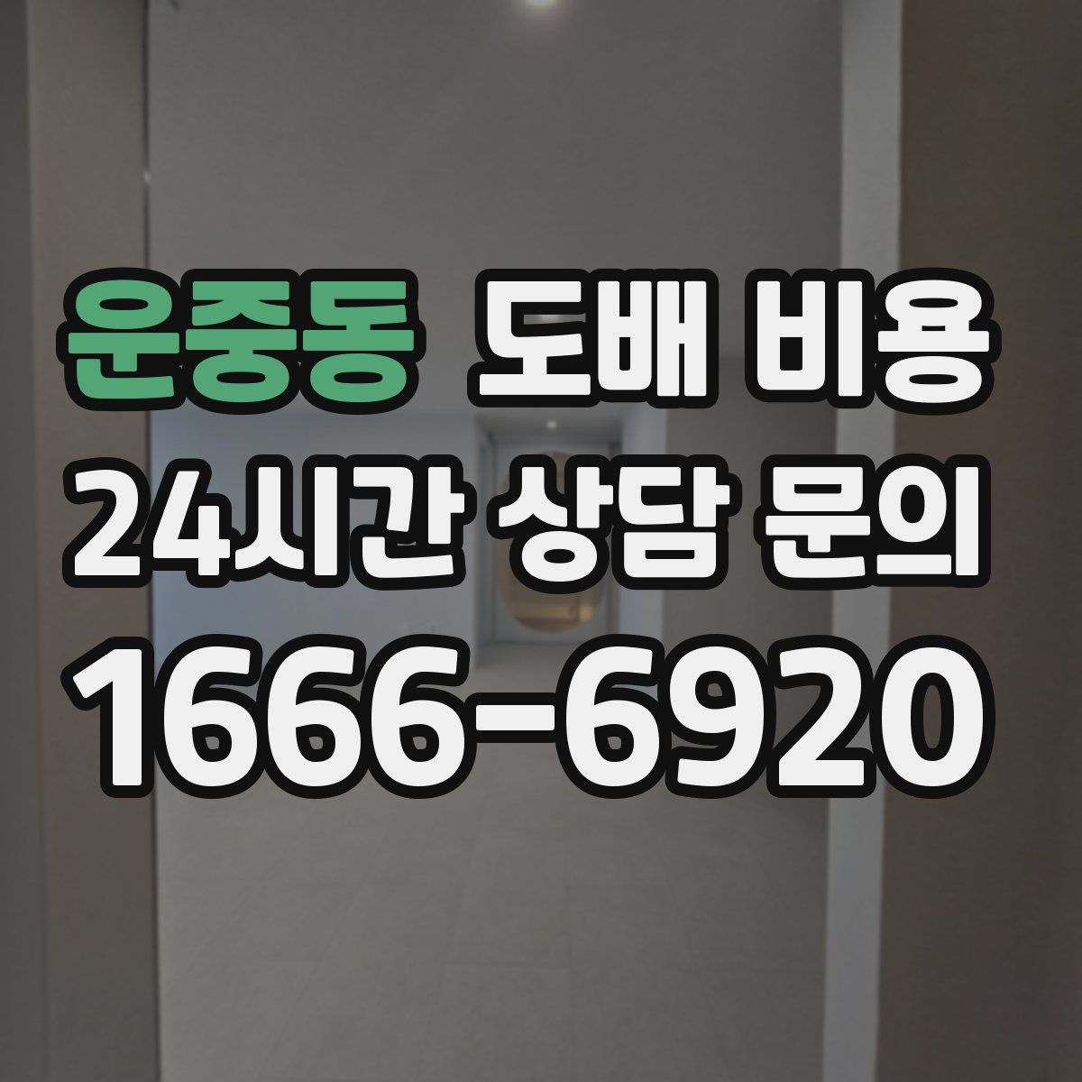 운중동 도배 비용