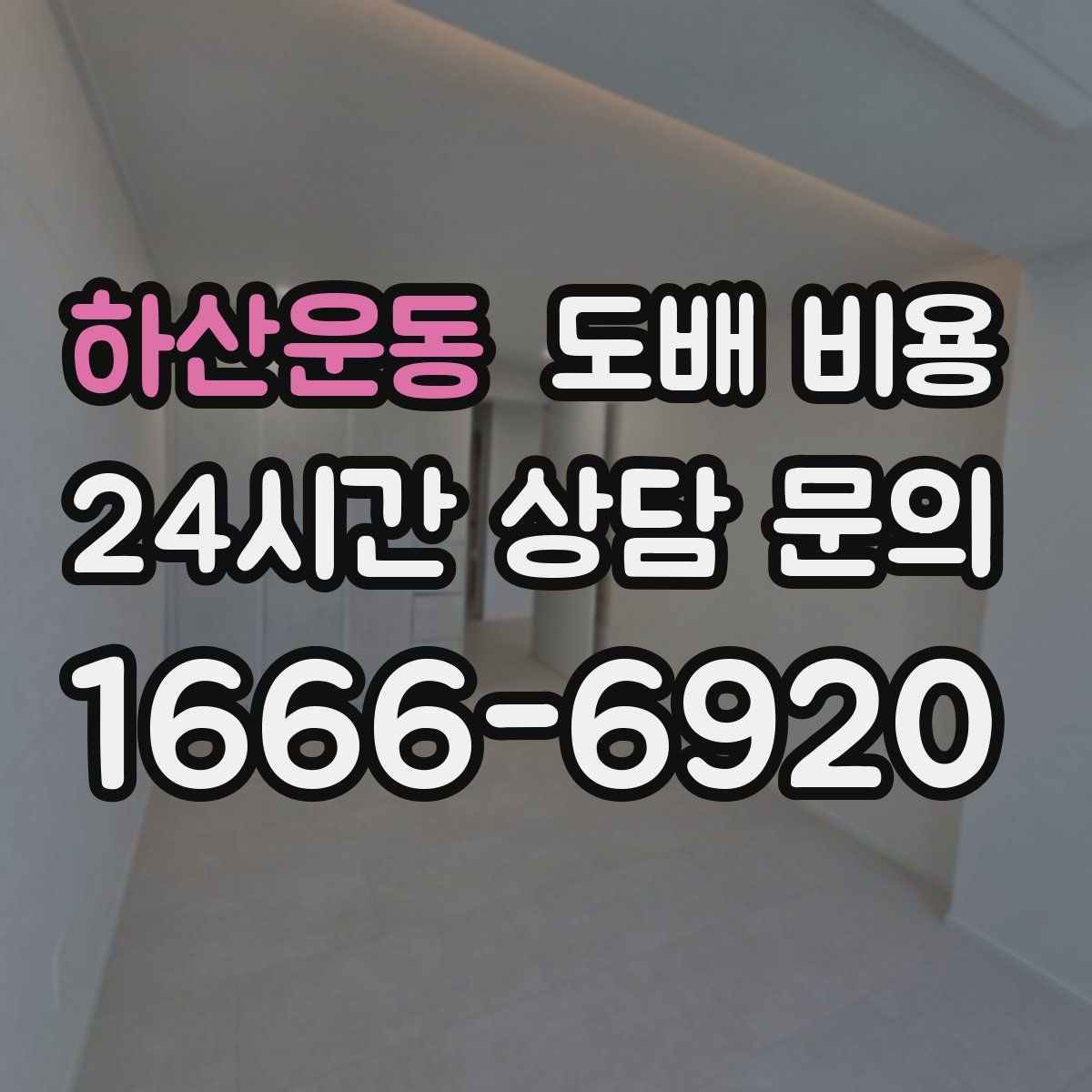하산운동 도배 비용