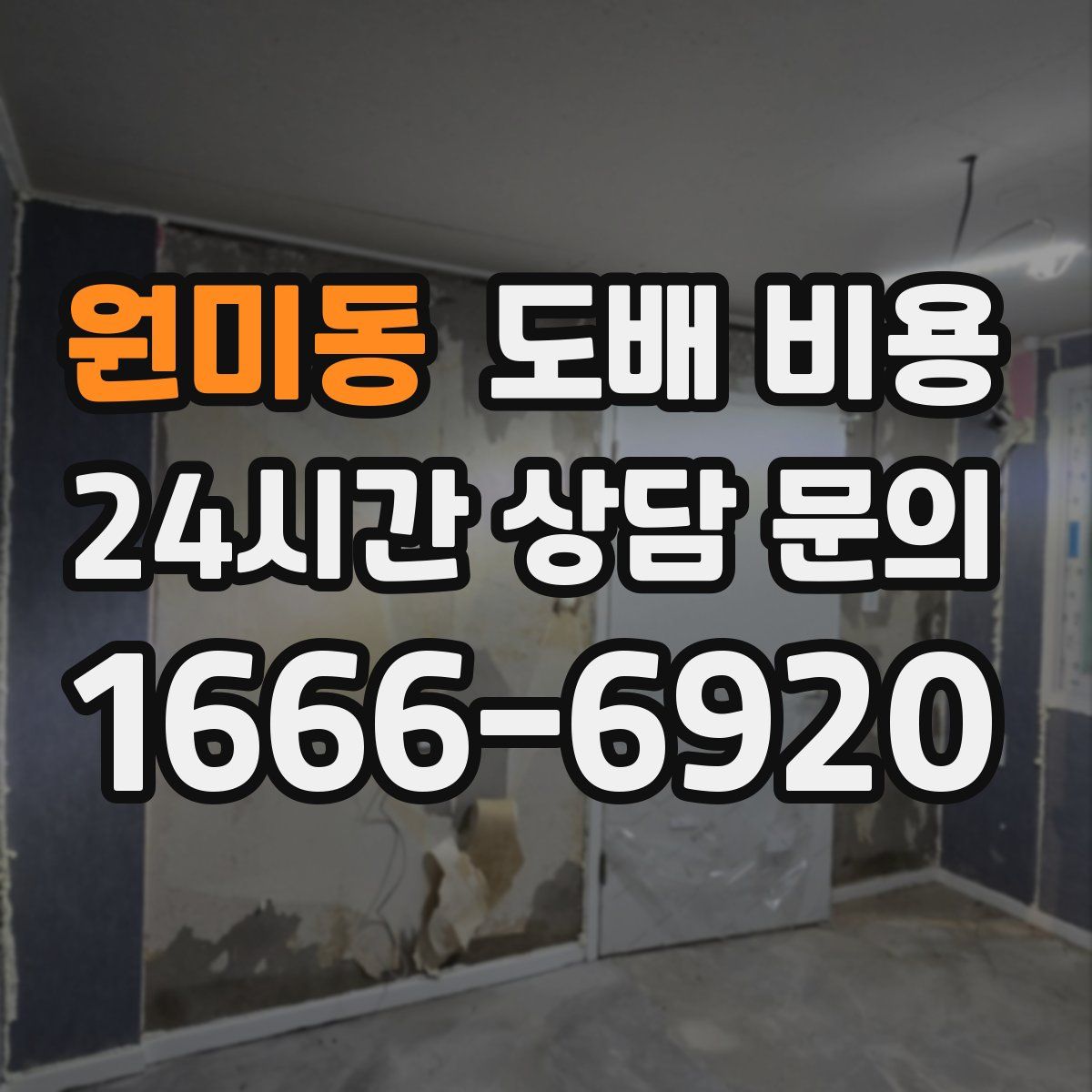 원미동 도배 비용