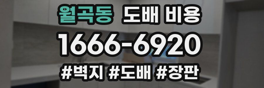 월곡동 도배 비용