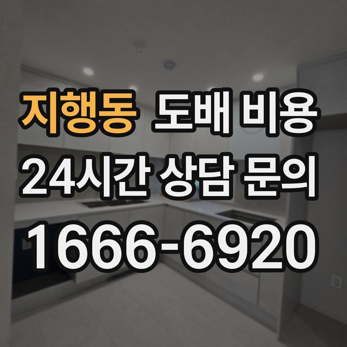 지행동 도배 비용