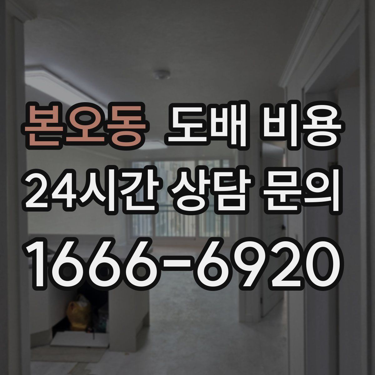 본오동 도배 비용