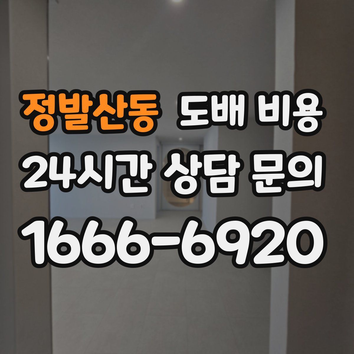 정발산동 도배 비용