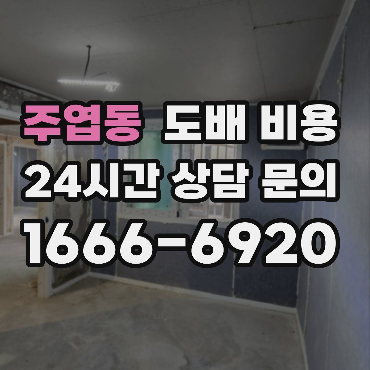 주엽동 도배 비용