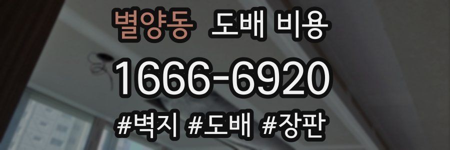 별양동 도배 비용