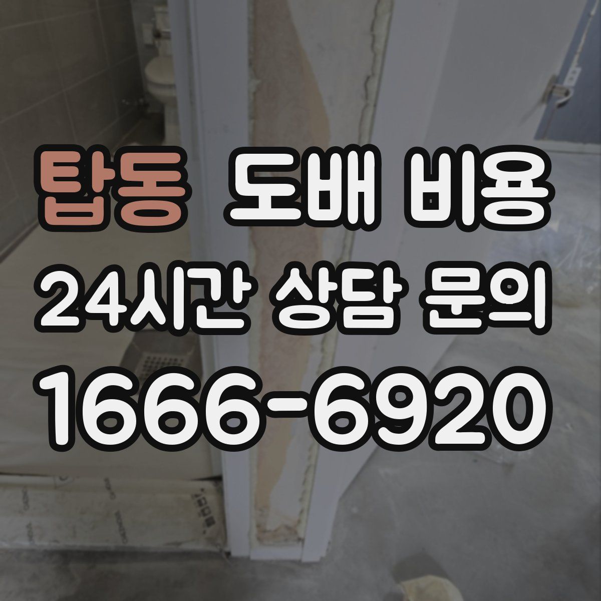 탑동 도배 비용