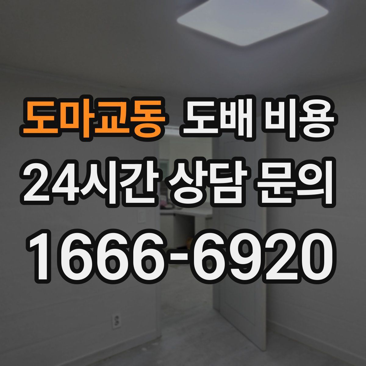 도마교동 도배 비용