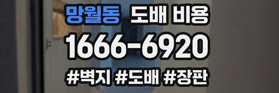망월동 도배 비용