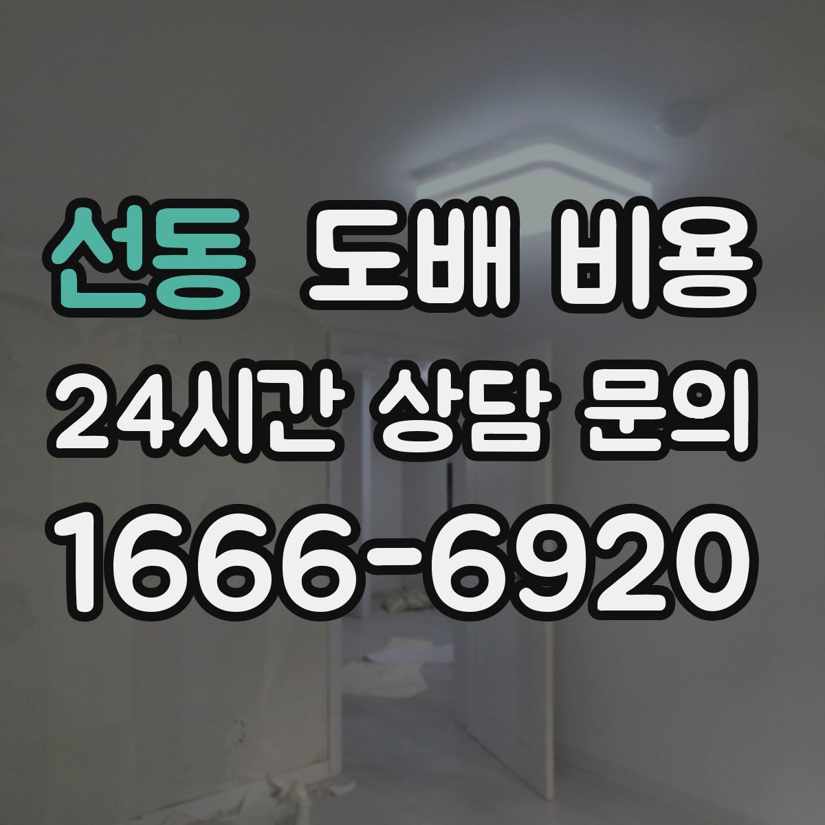 선동 도배 비용