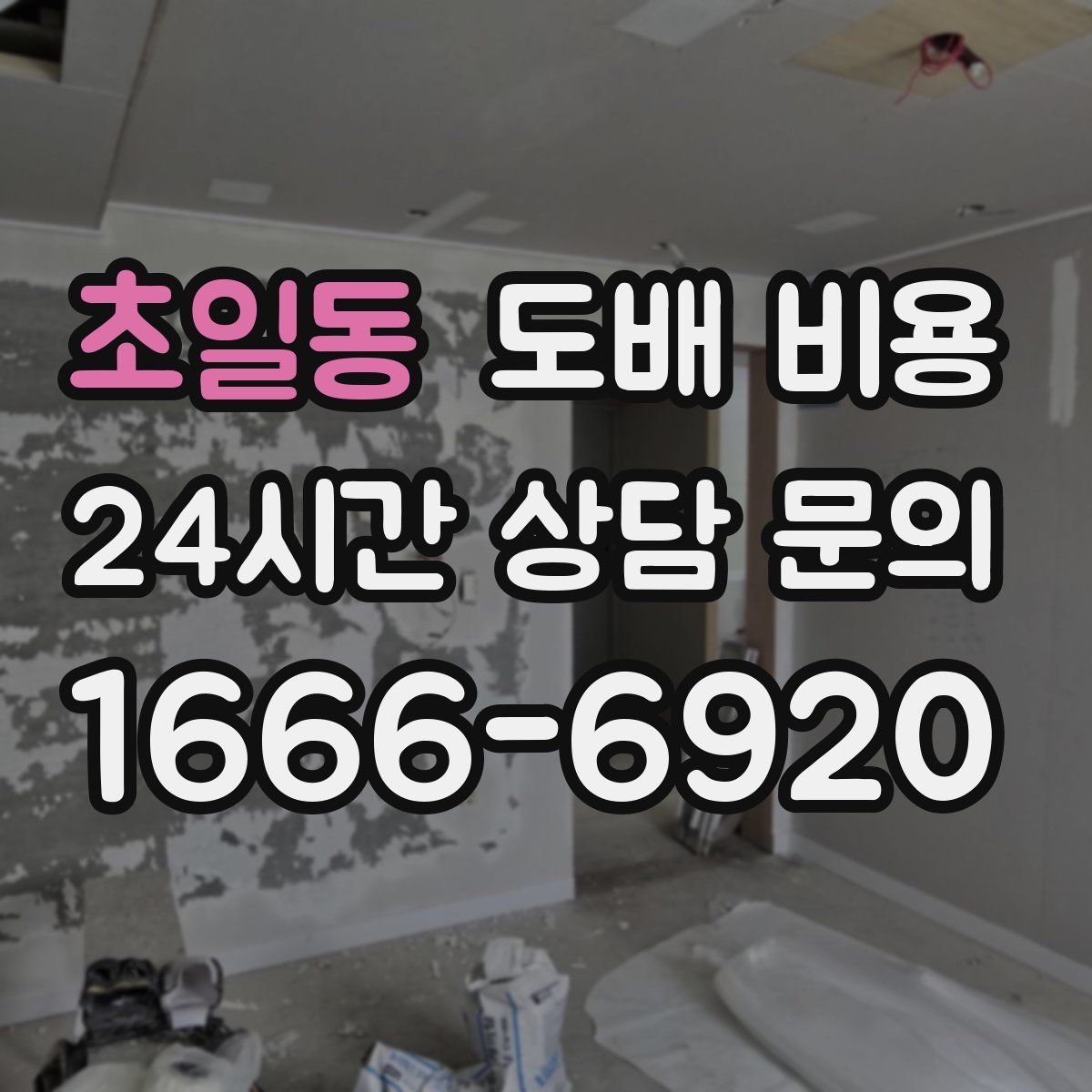 초일동 도배 비용