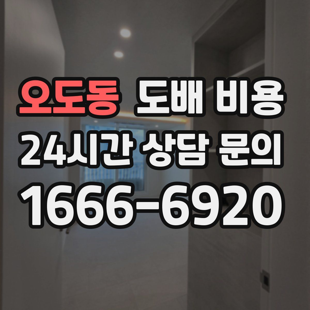오도동 도배 비용