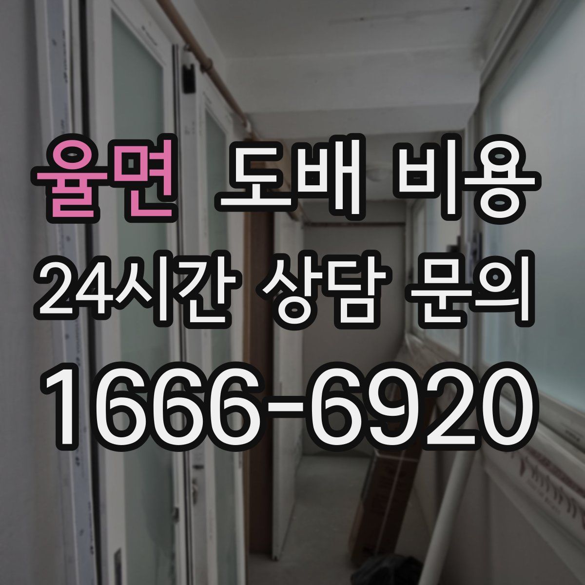 율면 도배 비용