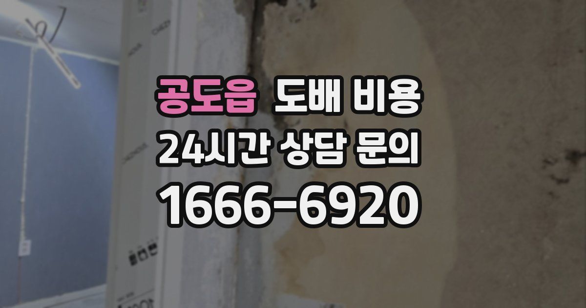공도읍 도배 비용