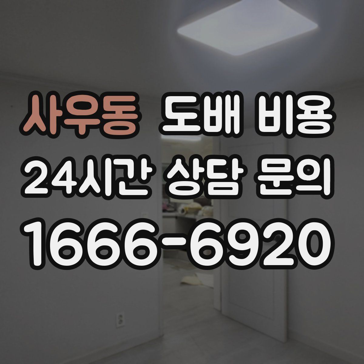 사우동 도배 비용