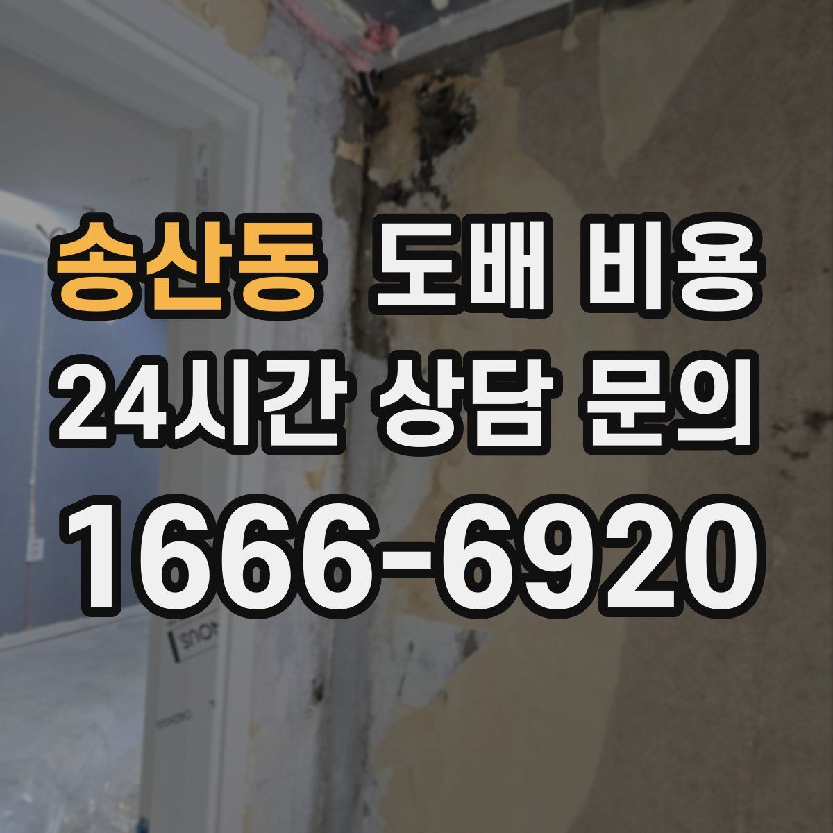 송산동 도배 비용