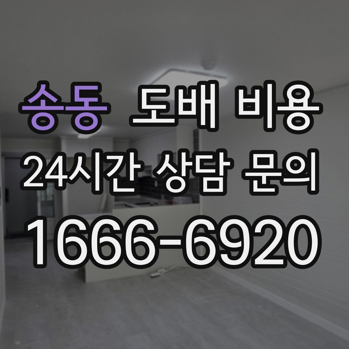 송동 도배 비용