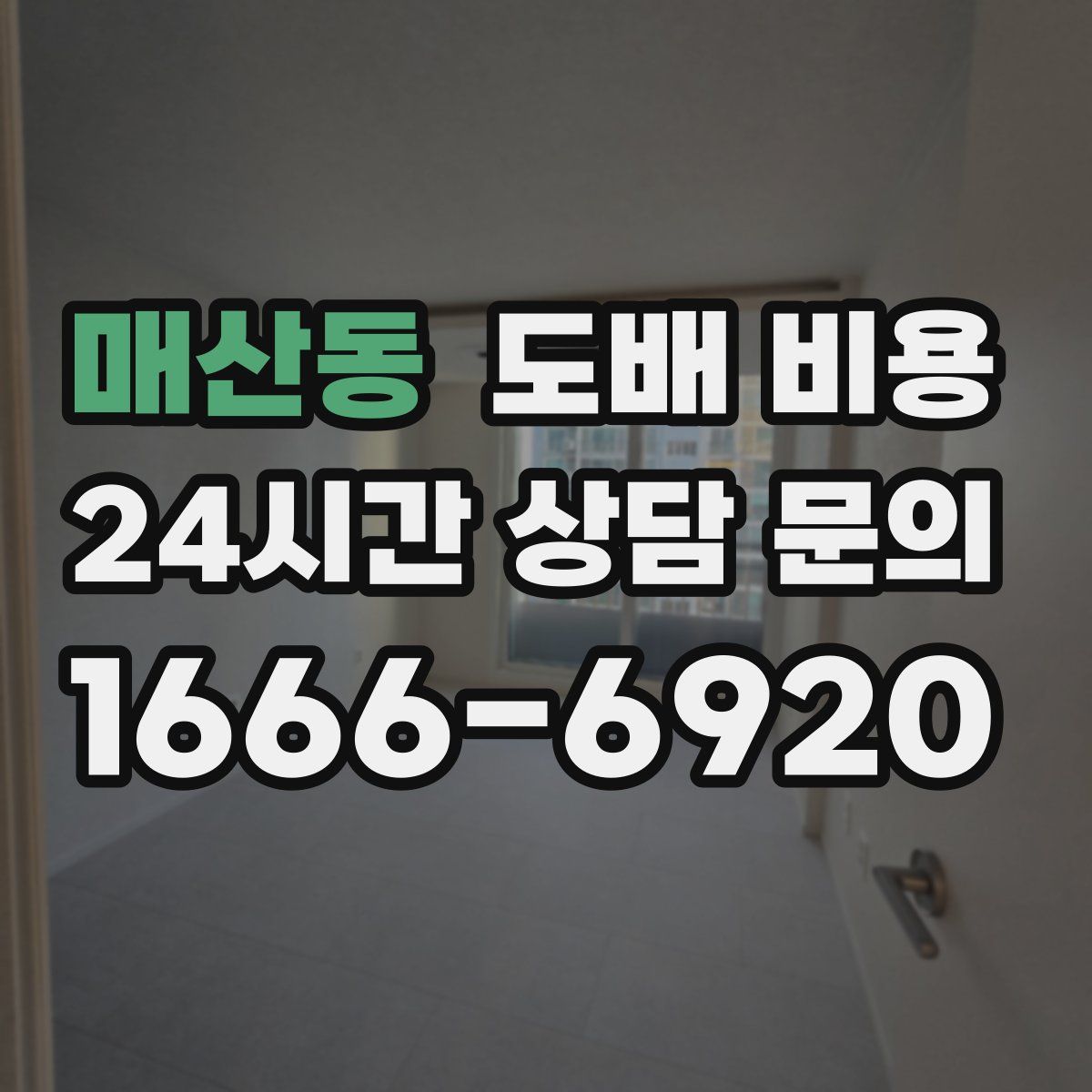 매산동 도배 비용