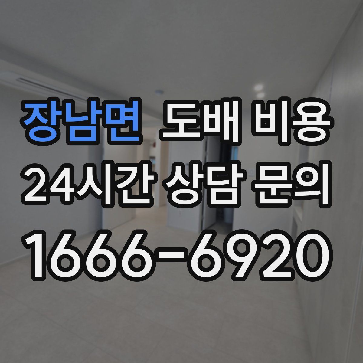 장남면 도배 비용