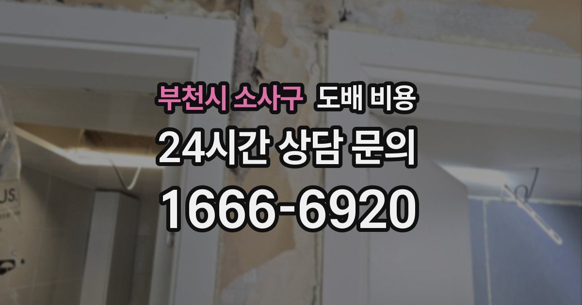 부천시 소사구 도배 비용