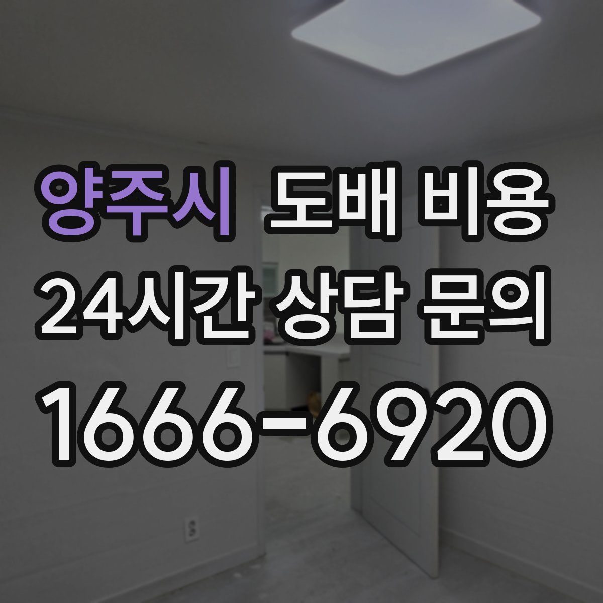 양주시 도배 비용