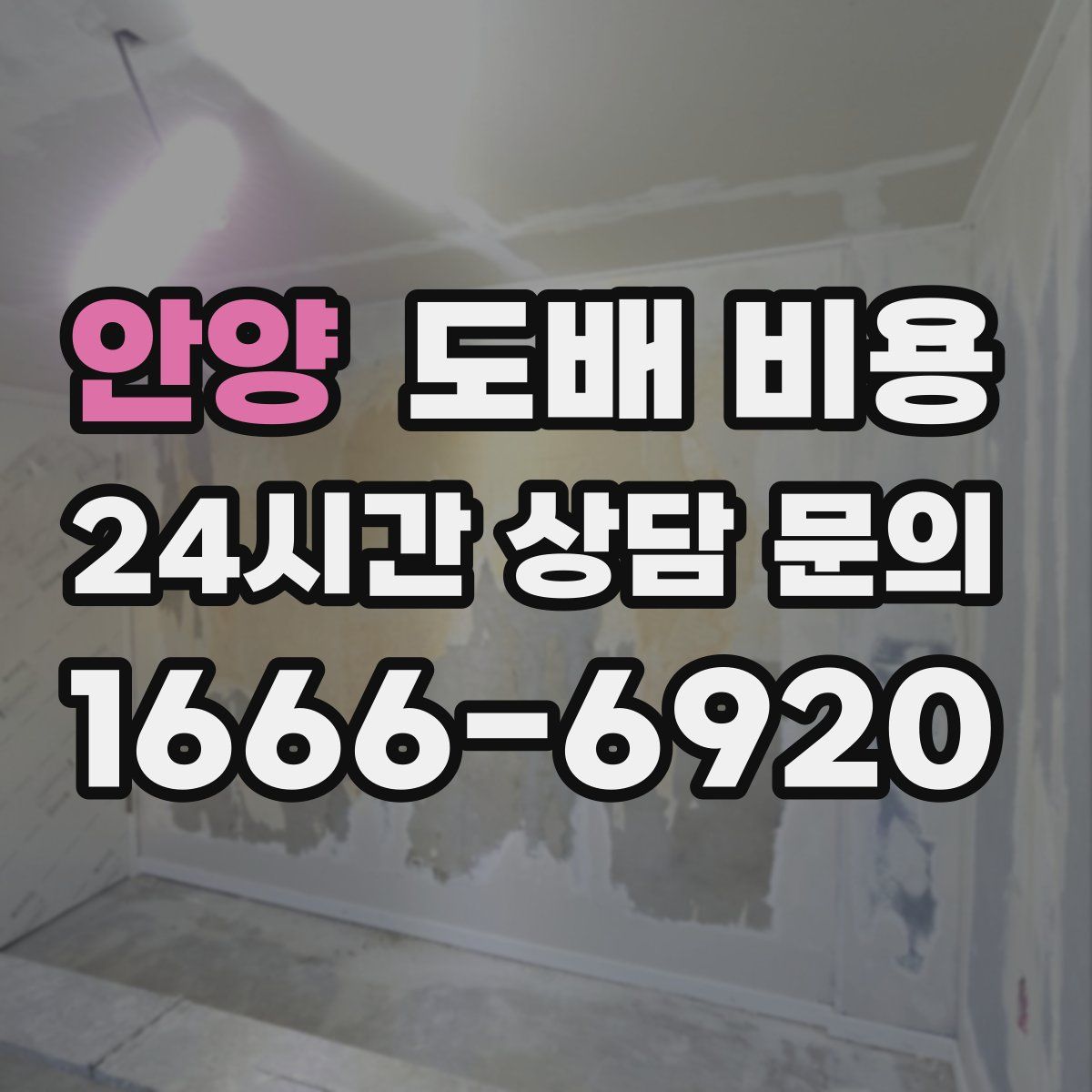 안양 도배 비용