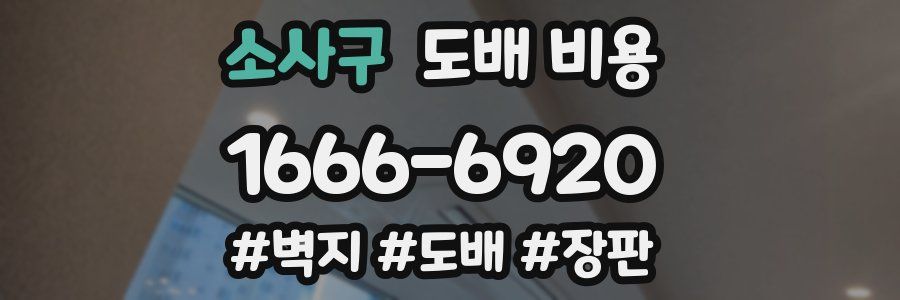 소사구 도배 비용