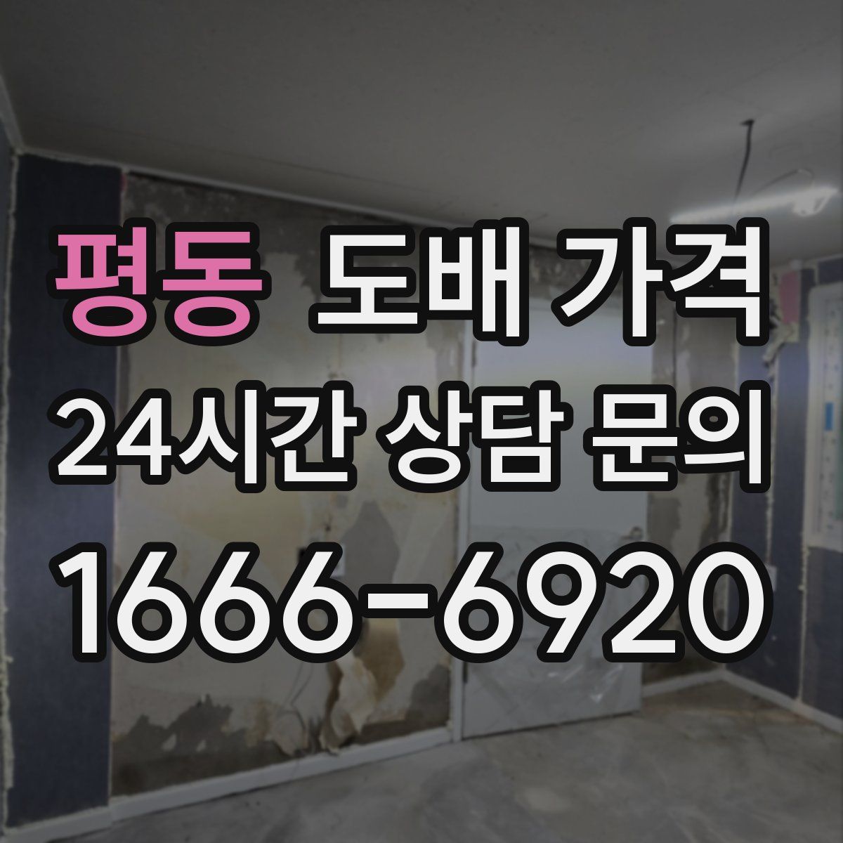 평동 도배 가격