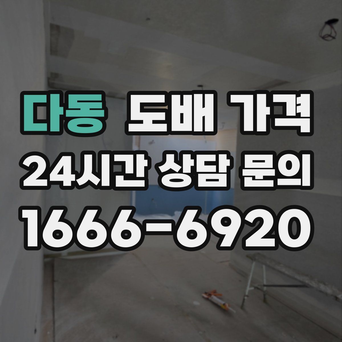 다동 도배 가격
