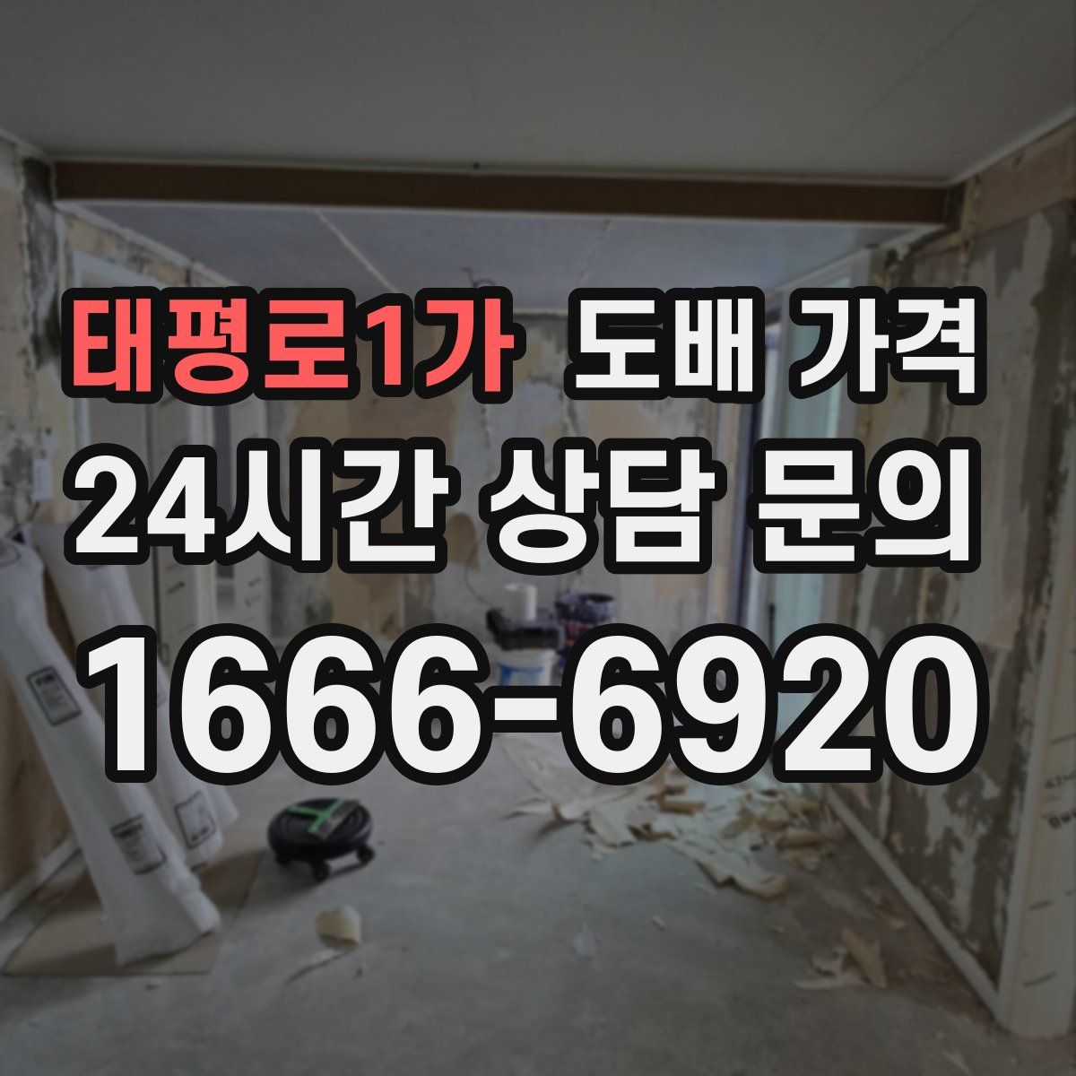 태평로1가 도배 가격