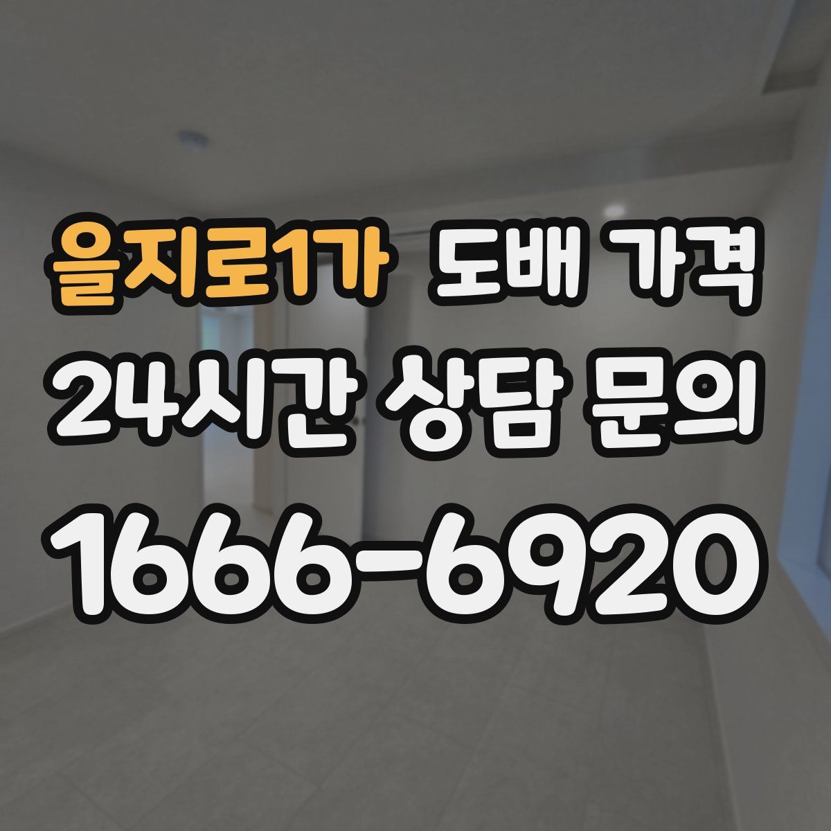 을지로1가 도배 가격