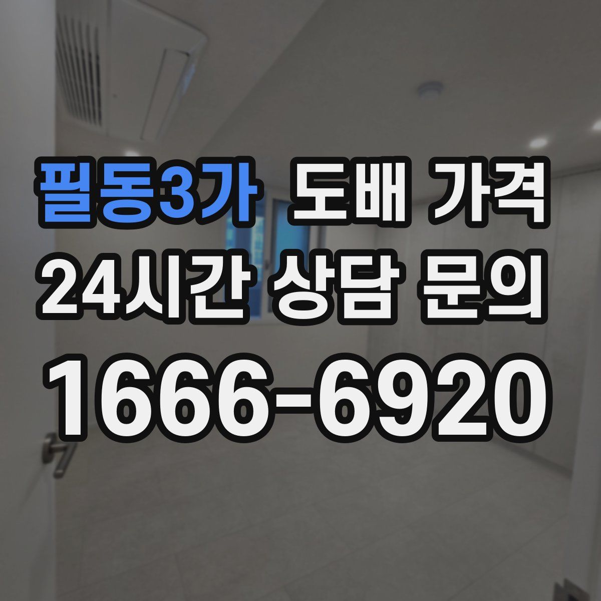 필동3가 도배 가격