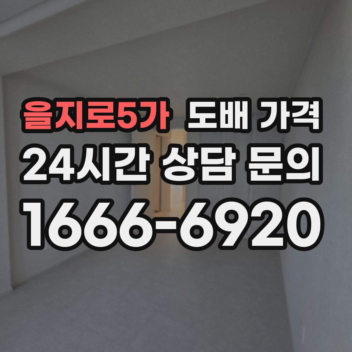 을지로5가 도배 가격