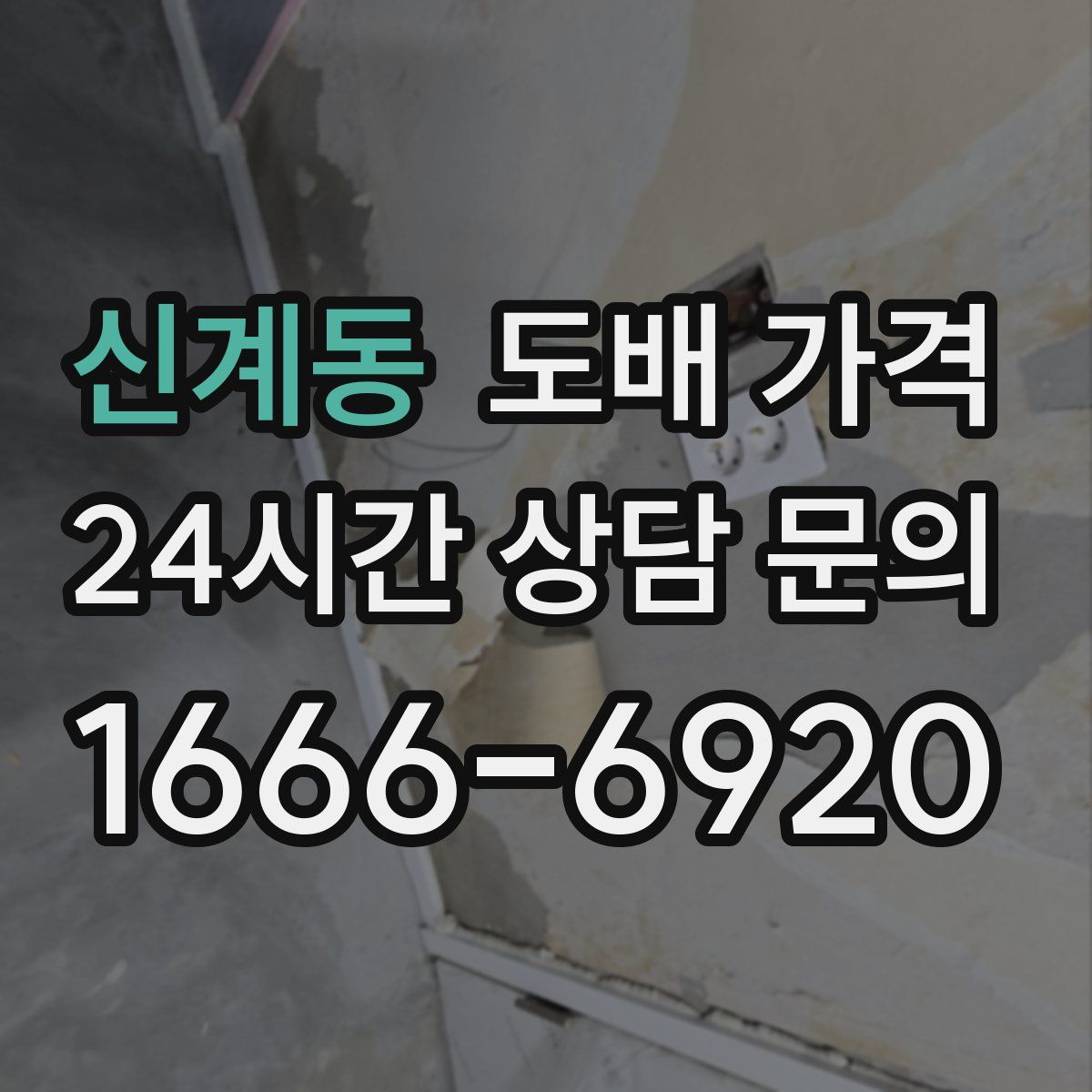 신계동 도배 가격