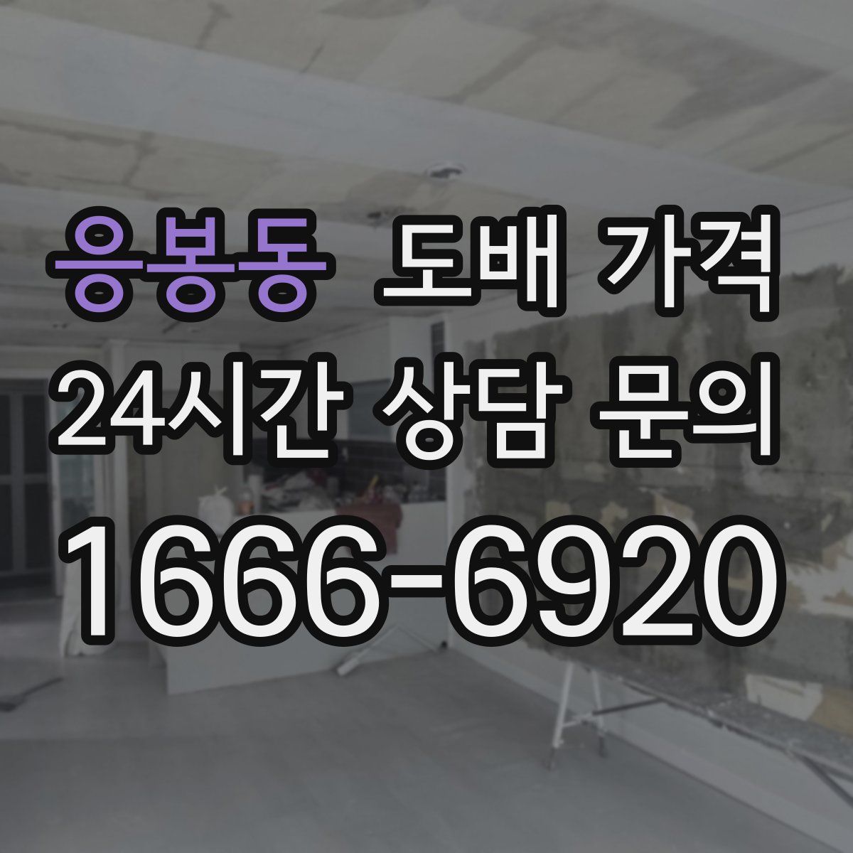 응봉동 도배 가격