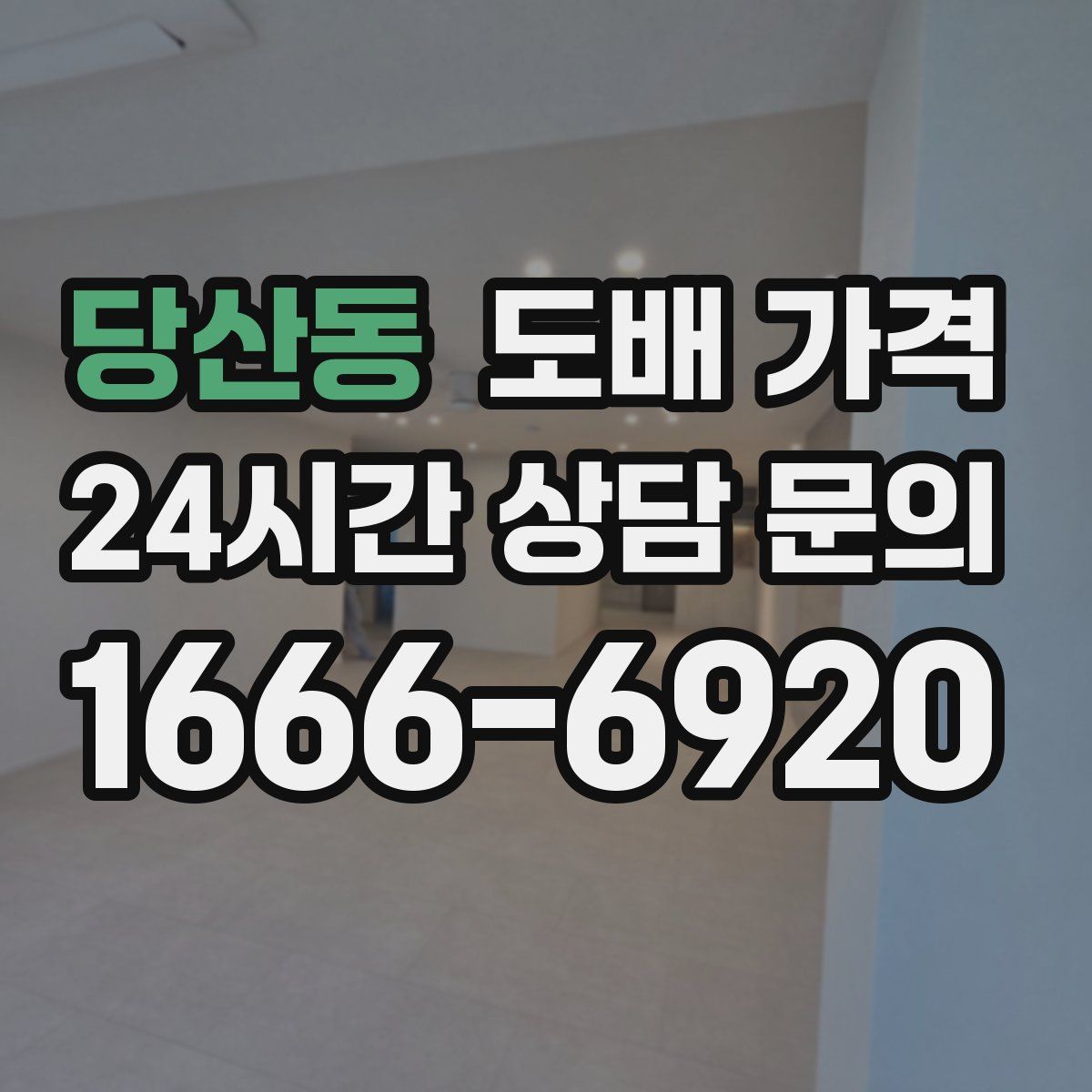 당산동 도배 가격