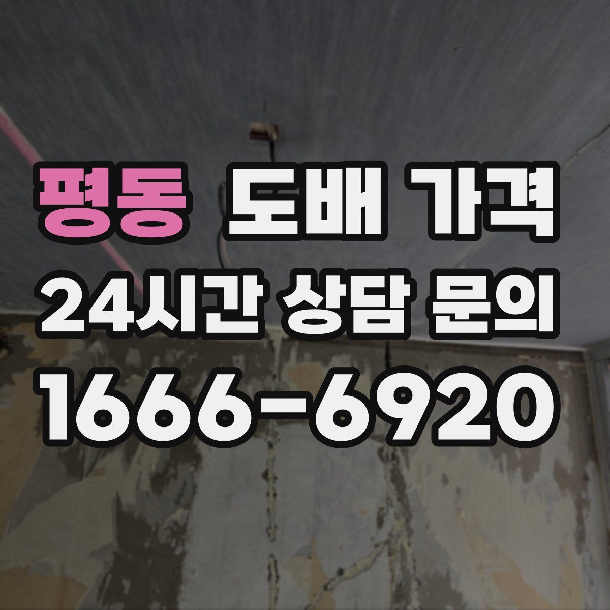 평동 도배 가격