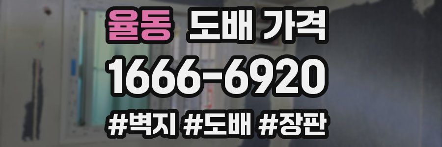 율동 도배 가격