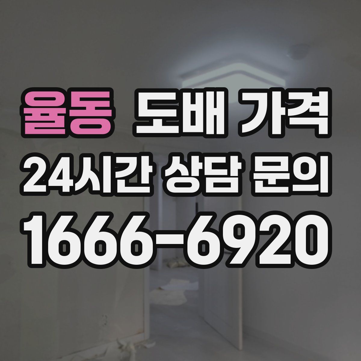 율동 도배 가격