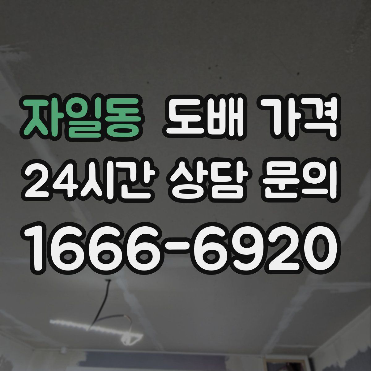 자일동 도배 가격