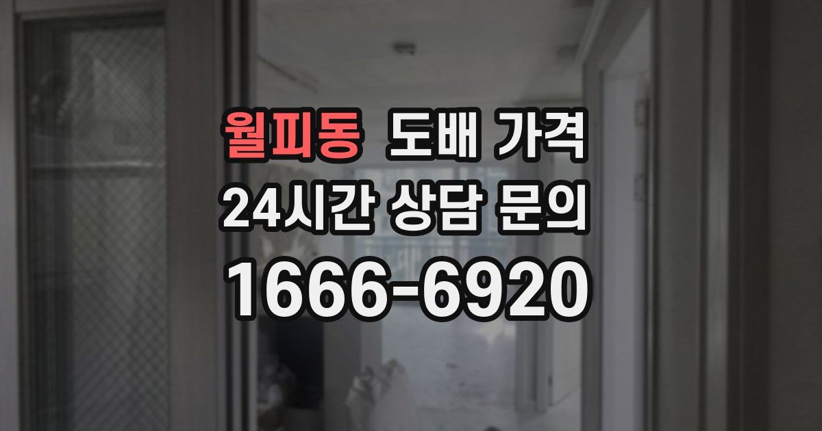 월피동 도배 가격