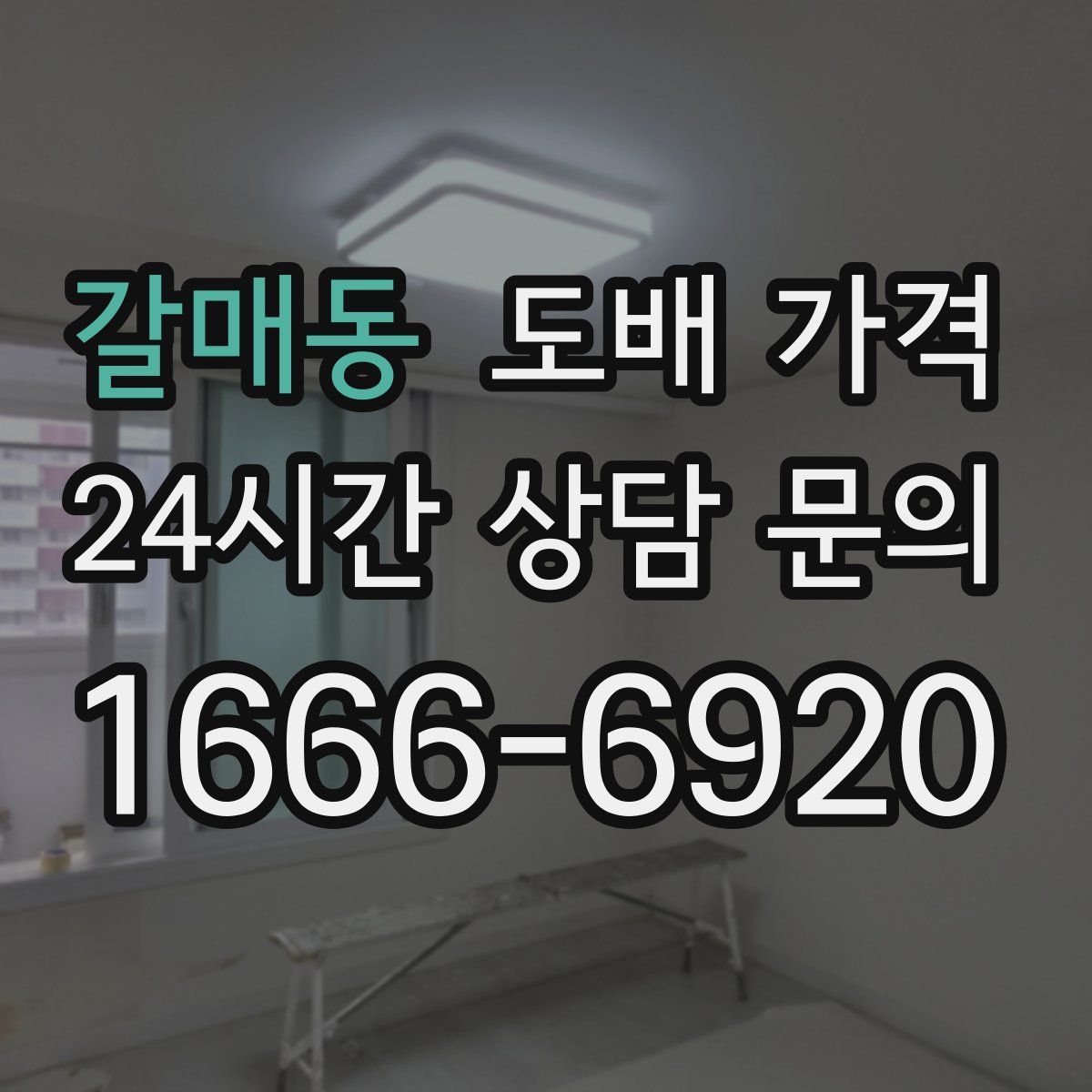 갈매동 도배 가격