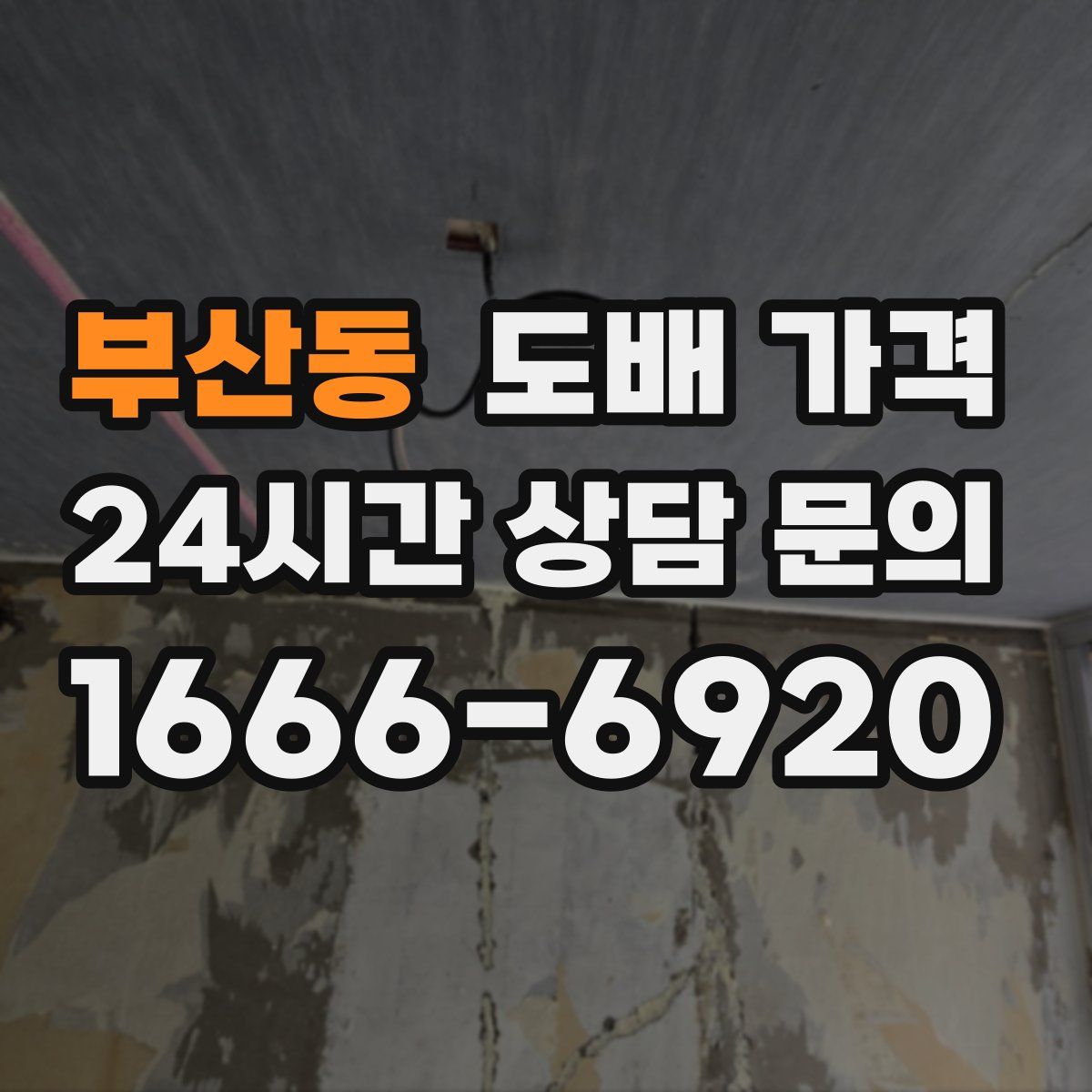 부산동 도배 가격