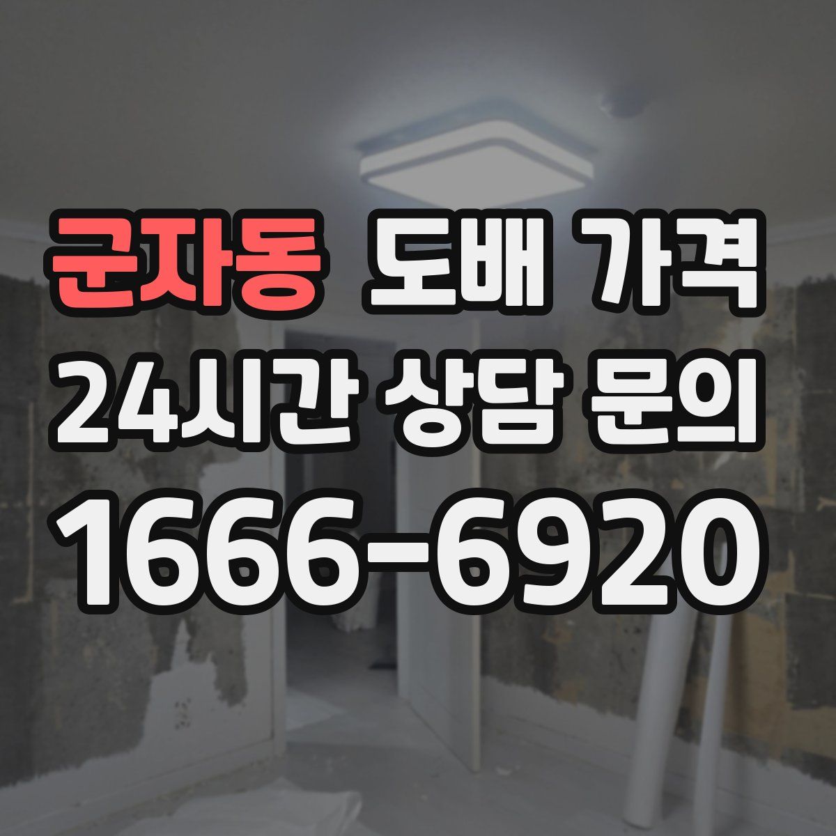 군자동 도배 가격