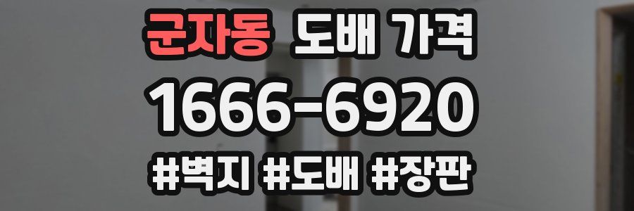 군자동 도배 가격