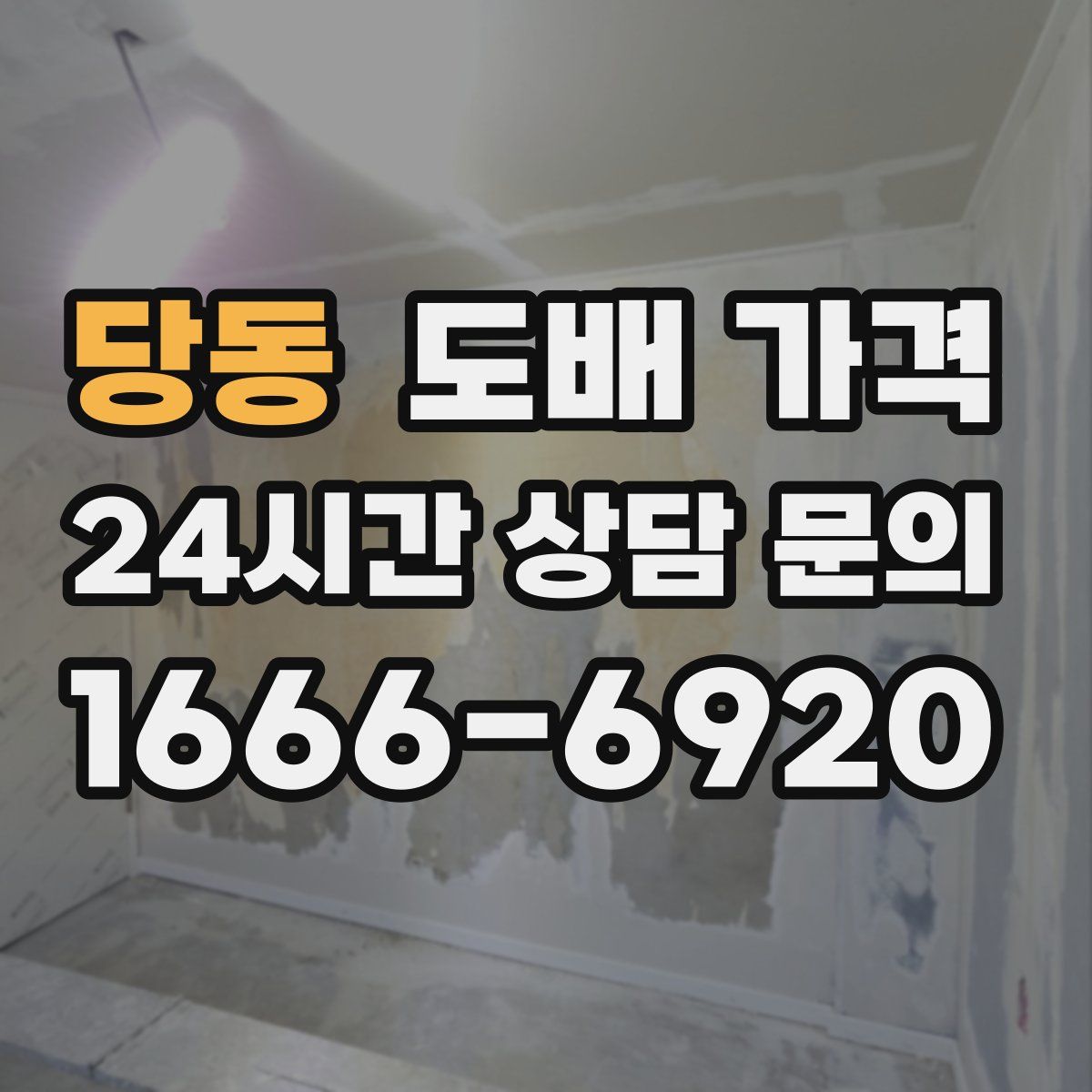 당동 도배 가격
