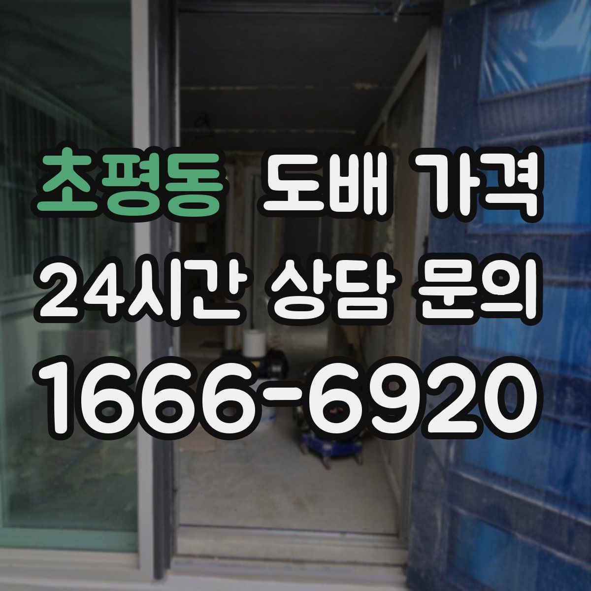 초평동 도배 가격