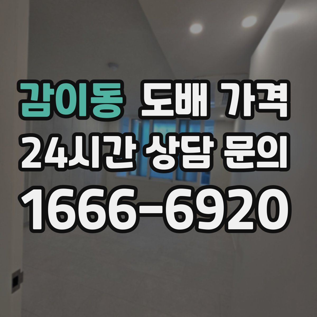 감이동 도배 가격