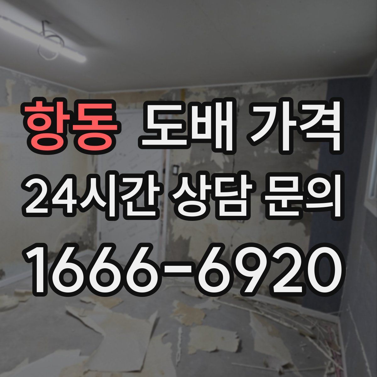 항동 도배 가격